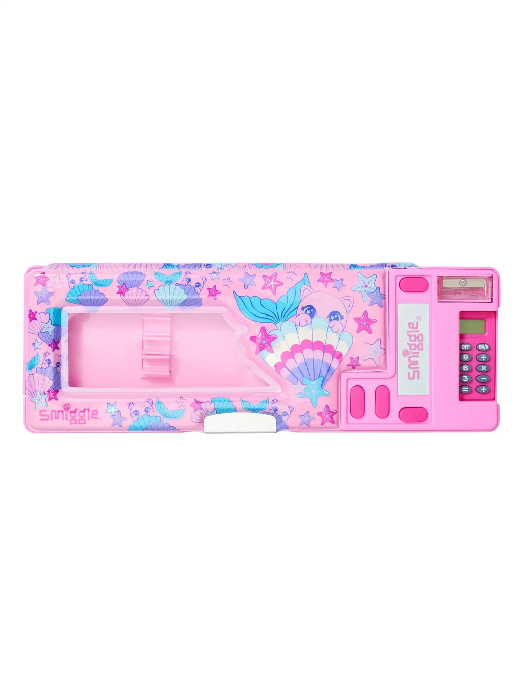 Smiggle - Hi There Deniz Dünyası Hesap Makineli Pop Out Otomatik Kalem Kutusu-2