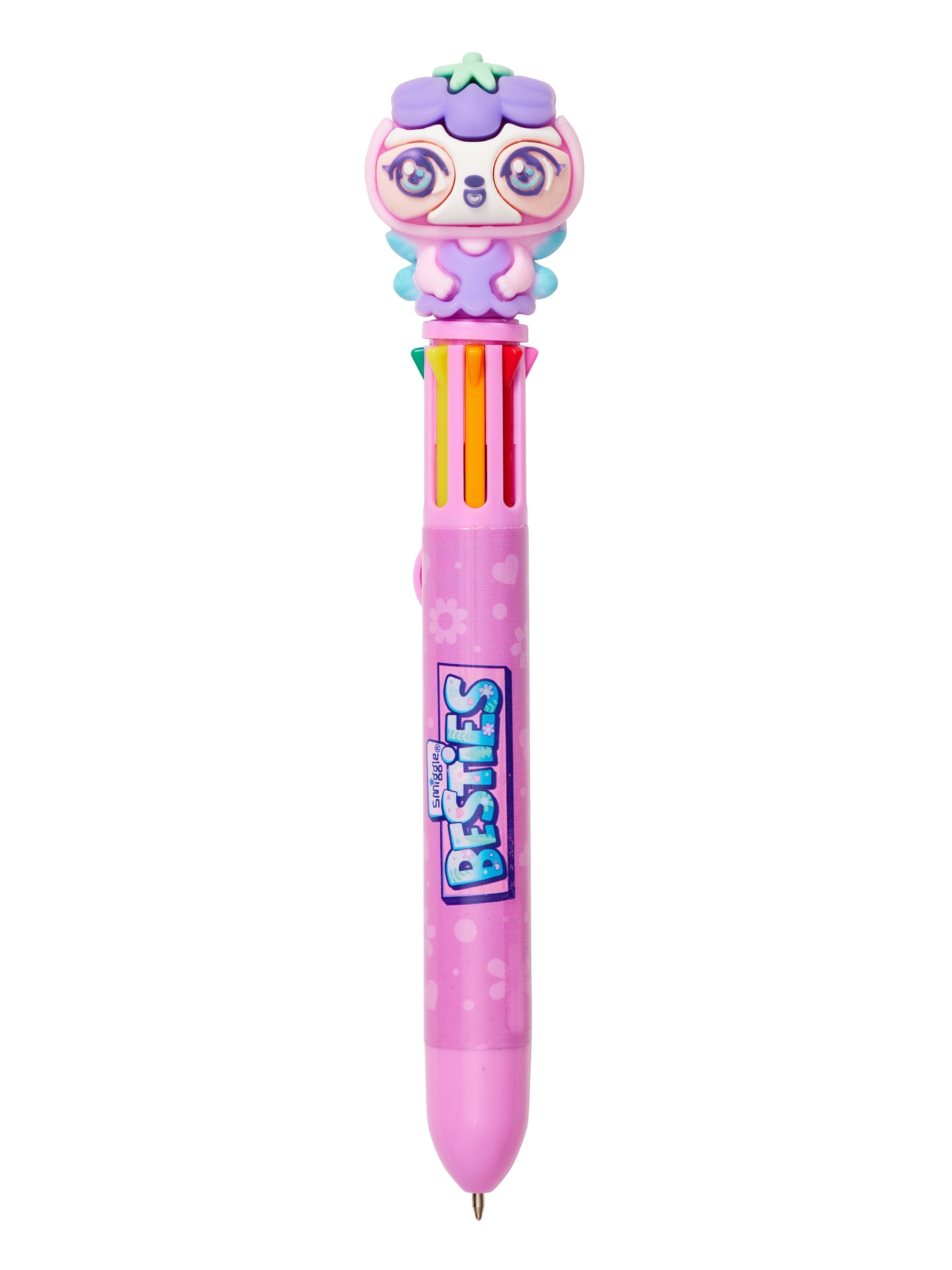 Smiggle - Besties 8 Renkli Gökkuşağı Tükenmez Kalemi-0